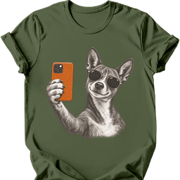 Basenji Selfie Dog T Shirt Gift For Dog Lover