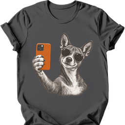 Basenji Selfie Dog T Shirt Gift For Dog Lover
