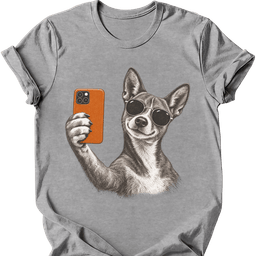 Basenji Selfie Dog T Shirt Gift For Dog Lover