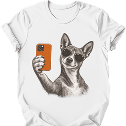 Basenji Selfie Dog T Shirt Gift For Dog Lover