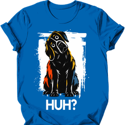 Black Labrador Huh Dog T Shirt Gift For Dog Lover