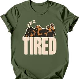 Beauceron Tired Dog T Shirt Gift For Dog Lover