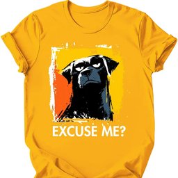 Black Labrador Excuse Me Dog T Shirt Gift For Dog Lover