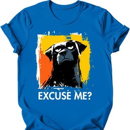 Black Labrador Excuse Me Dog T Shirt Gift For Dog Lover