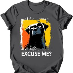 Black Labrador Excuse Me Dog T Shirt Gift For Dog Lover