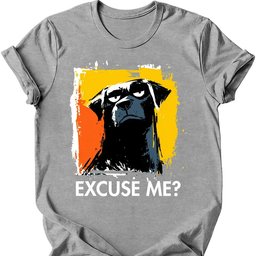 Black Labrador Excuse Me Dog T Shirt Gift For Dog Lover
