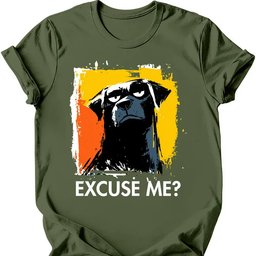 Black Labrador Excuse Me Dog T Shirt Gift For Dog Lover