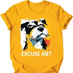 Border Terrier Excuse Me Dog T Shirt Gift For Dog Lover