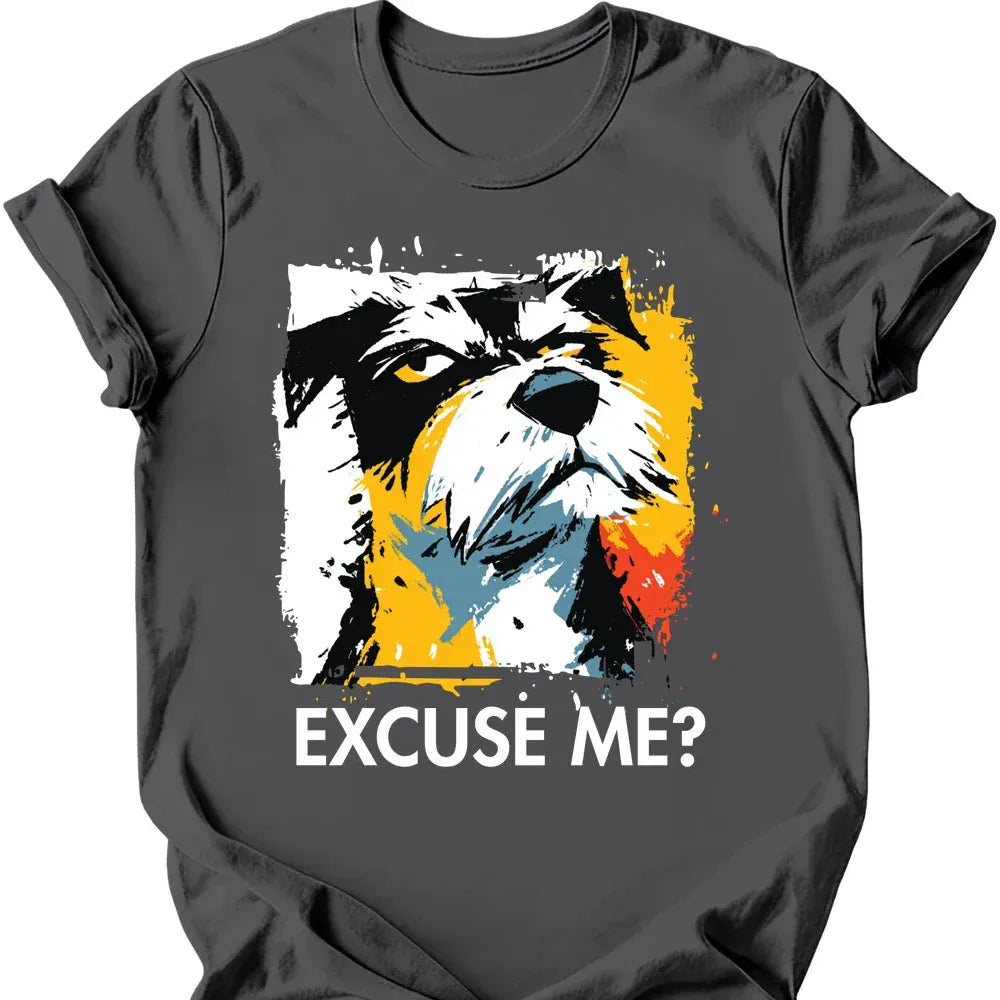Border Terrier Excuse Me Dog T Shirt Gift For Dog Lover