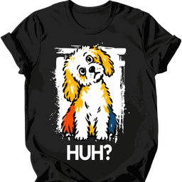 Bichon Frise Huh Dog T Shirt Gift For Dog Lover