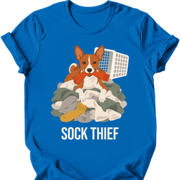 Basenji Sock Thief T Shirt Gift For Dog Lover