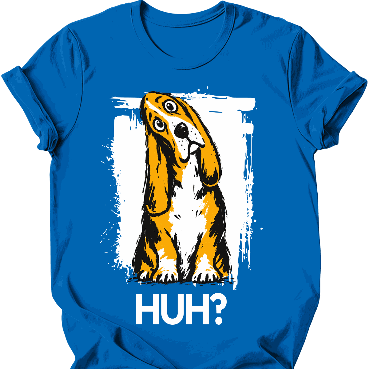 Basset Hound Huh Dog T Shirt Gift For Dog Lover