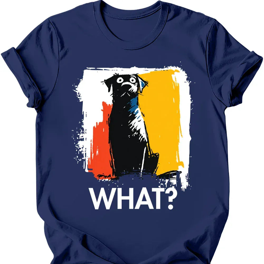 Black Labrador What Dog T Shirt Gift For Dog Lover