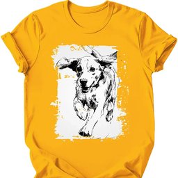 Beagle Running Dog T Shirt Gift For Dog Lover