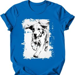 Beagle Running Dog T Shirt Gift For Dog Lover