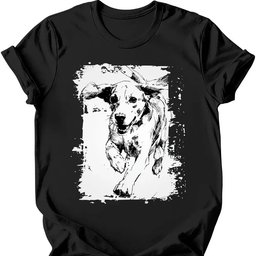 Beagle Running Dog T Shirt Gift For Dog Lover