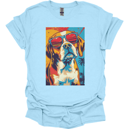 Beagle Summer Dog T Shirt Gift For Dog Lover