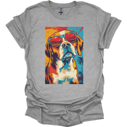 Beagle Summer Dog T Shirt Gift For Dog Lover
