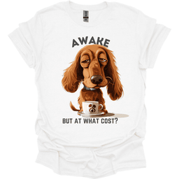 Awake But At What Cost 8 T Shirt Gift For Dog Lover