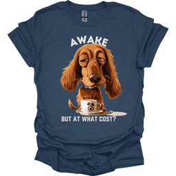 Awake But At What Cost 8 T Shirt Gift For Dog Lover