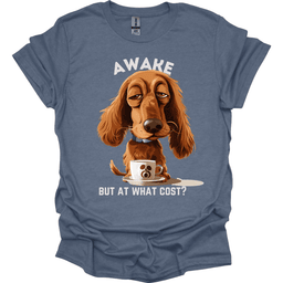 Awake But At What Cost 8 T Shirt Gift For Dog Lover