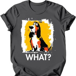 Basset Hound What Dog T Shirt Gift For Dog Lover