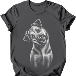 Border Terrier Tilted Dog T Shirt Gift For Dog Lover