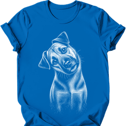 Border Terrier Tilted Dog T Shirt Gift For Dog Lover