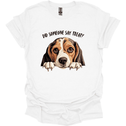 Beagle Did Someone Say Treat T Shirt Gift For Dog Lover