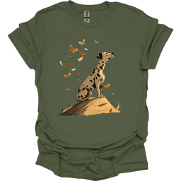 Dalmatian Fall Dog T Shirt Gift For Dog Lover