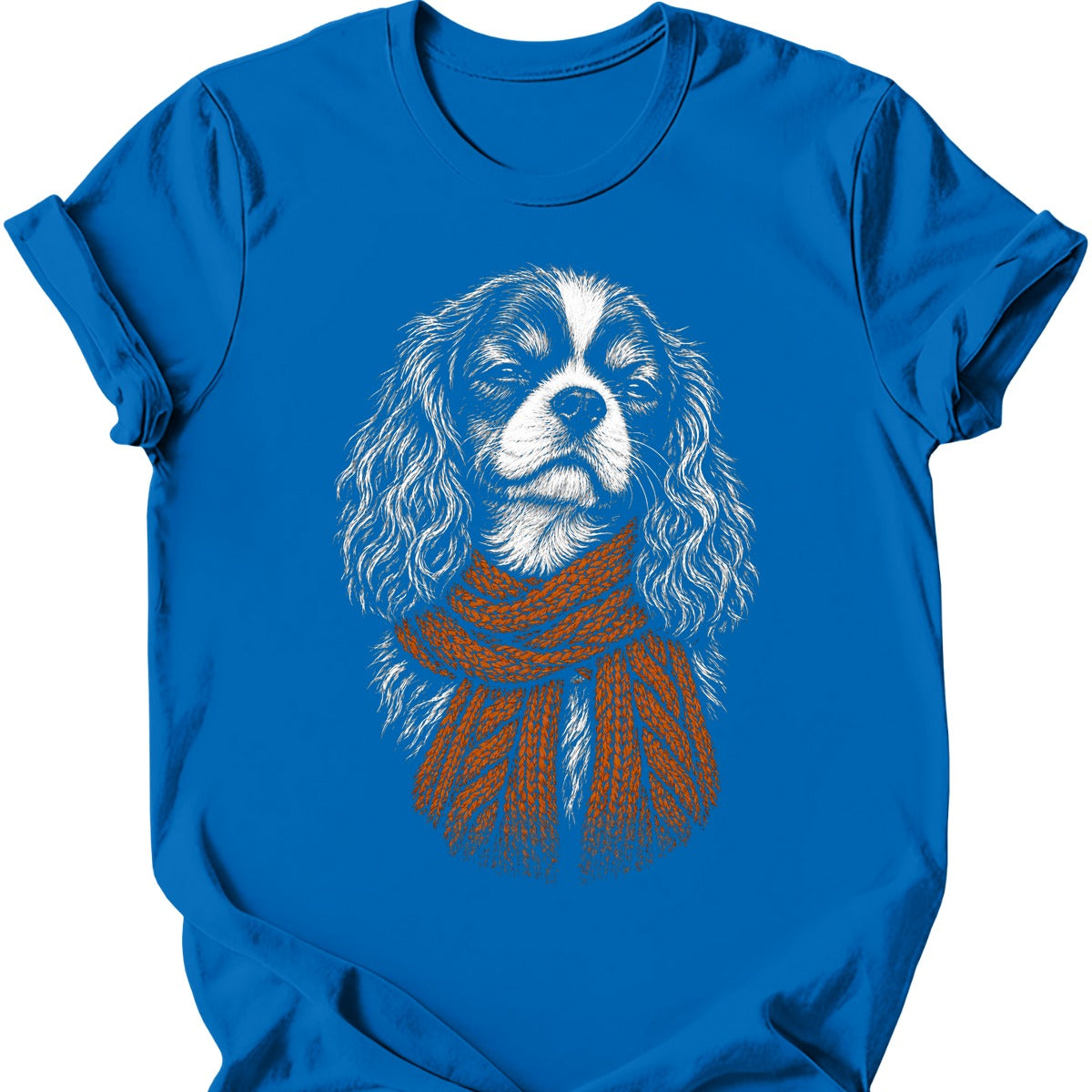 Cavalier King Charles Spaniel Winter Dog T Shirt Gift For Dog Lover