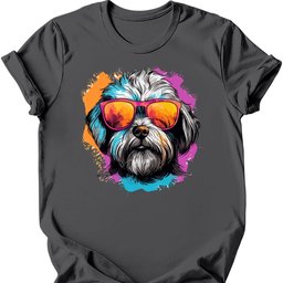 Dandie Dinmont Terrier Top Dog T Shirt Gift For Dog Lover