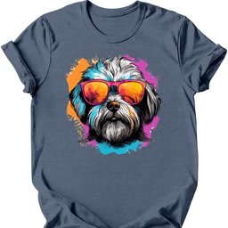 Dandie Dinmont Terrier Top Dog T Shirt Gift For Dog Lover