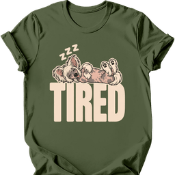 Chinese Crested Tired Dog T Shirt Gift For Dog Lover