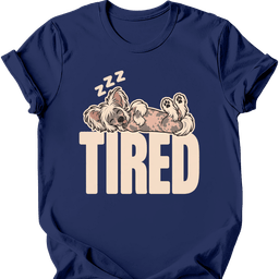 Chinese Crested Tired Dog T Shirt Gift For Dog Lover