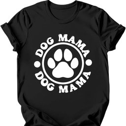 Dog Mama Paw T Shirt Gift For Mom