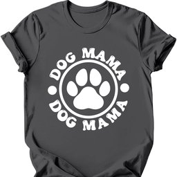 Dog Mama Paw T Shirt Gift For Mom