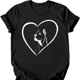Cane Corso Heart Dog T Shirt Gift For Dog Lover