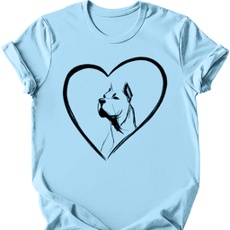 Cane Corso Heart Dog T Shirt Gift For Dog Lover