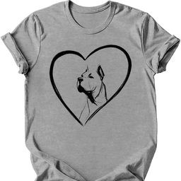 Cane Corso Heart Dog T Shirt Gift For Dog Lover