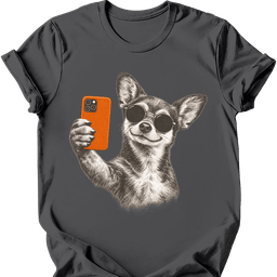Chiweenie Selfie Dog T Shirt Gift For Dog Lover