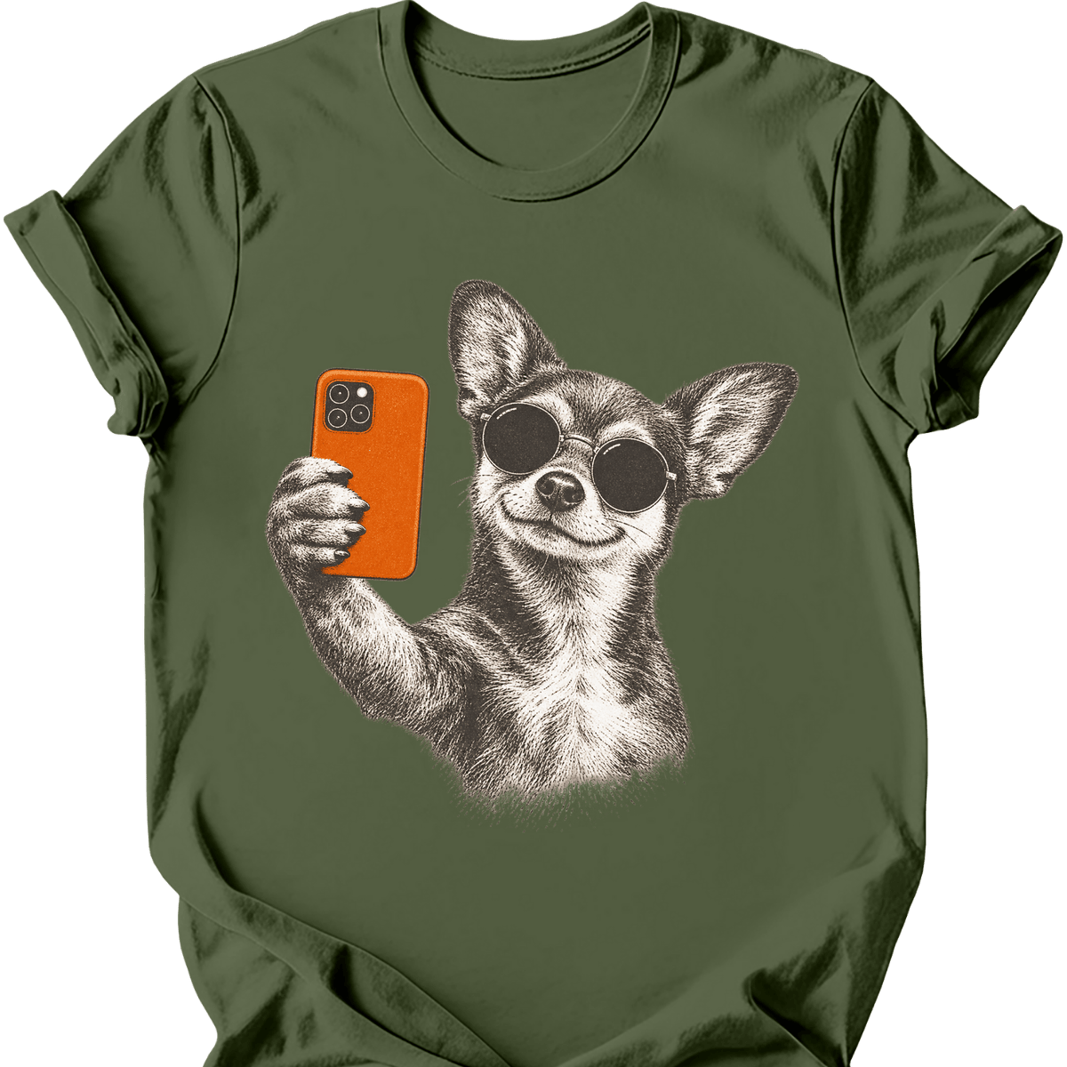 Chiweenie Selfie Dog T Shirt Gift For Dog Lover