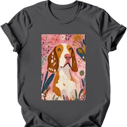 Bracco Italiano Boho Dog T Shirt Gift For Dog Lover