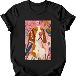 Bracco Italiano Boho Dog T Shirt Gift For Dog Lover