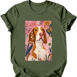 Bracco Italiano Boho Dog T Shirt Gift For Dog Lover
