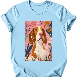 Bracco Italiano Boho Dog T Shirt Gift For Dog Lover