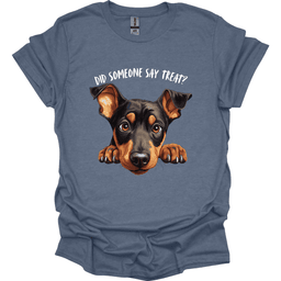 Doberman Did Someone Say Treat T Shirt Gift For Dog Lover