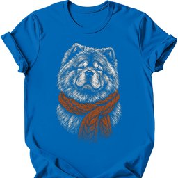 Chow Chow Winter Dog T Shirt Gift For Dog Lover