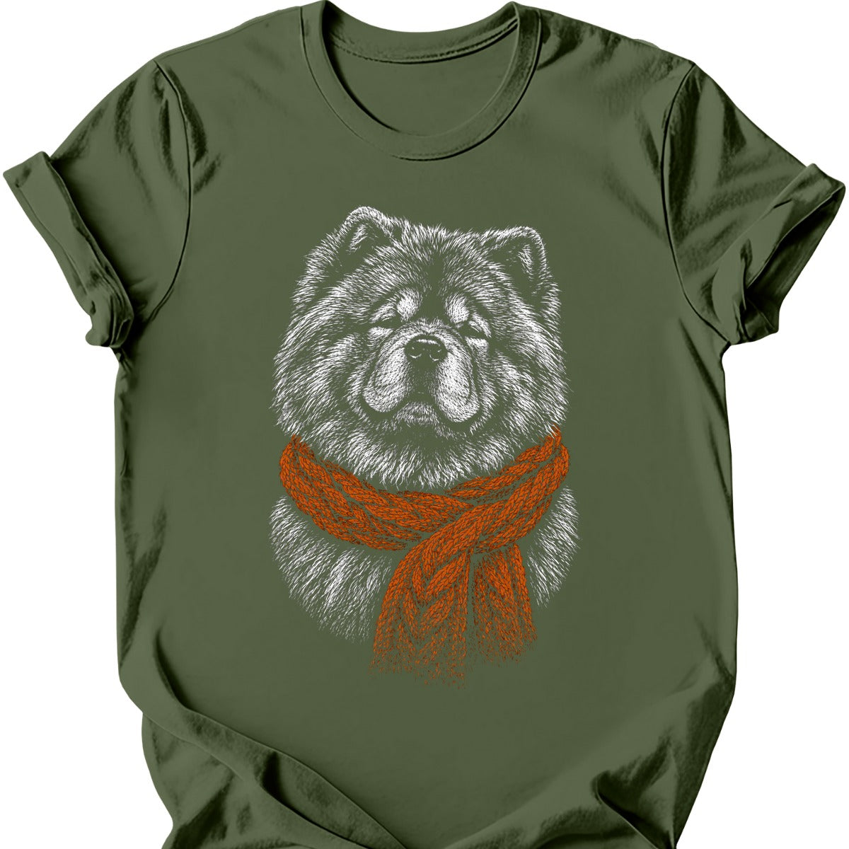 Chow Chow Winter Dog T Shirt Gift For Dog Lover