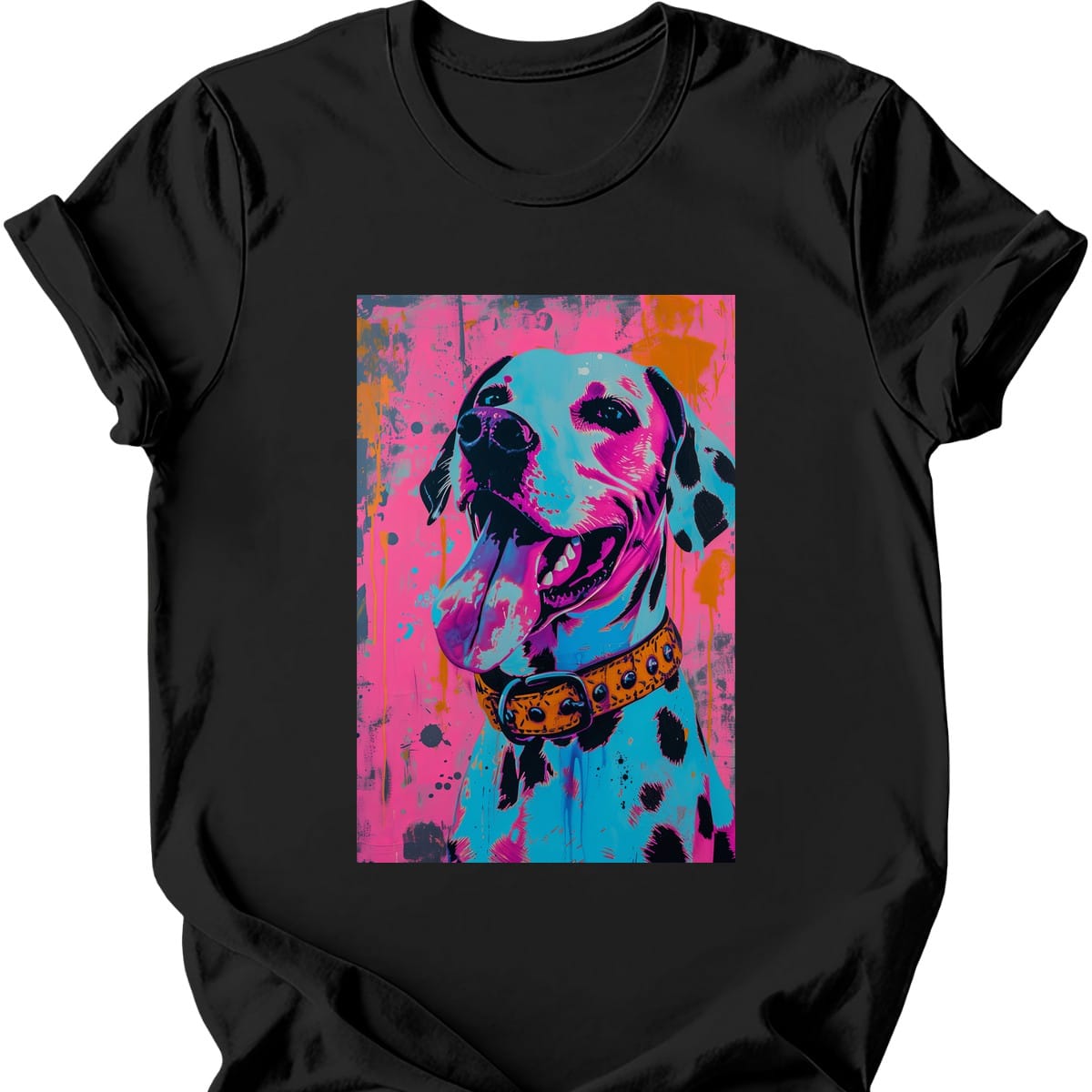 Dalmatian Punk Dog T Shirt Gift For Dog Lover
